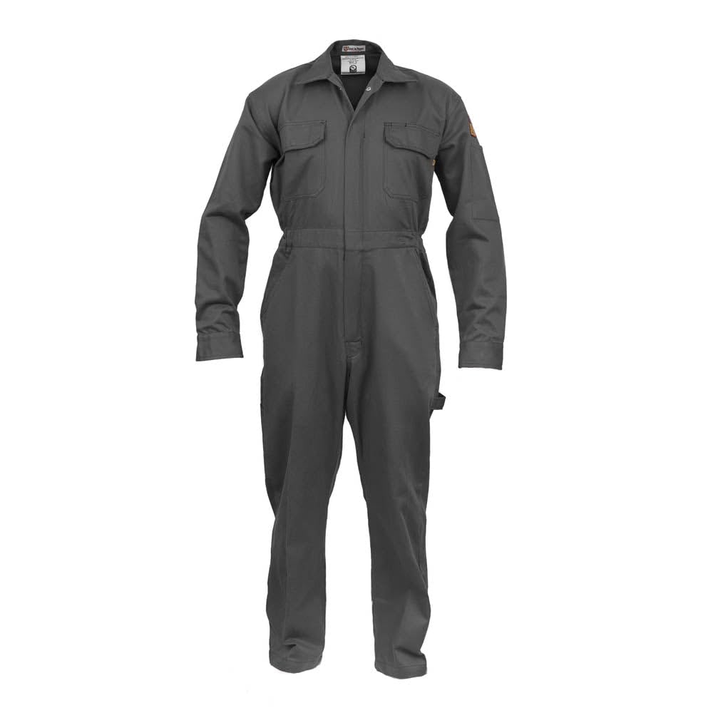 Just In Trend Classic Safety Work Coverall - Long Sleeve - 100% Cotton - 7 oz
