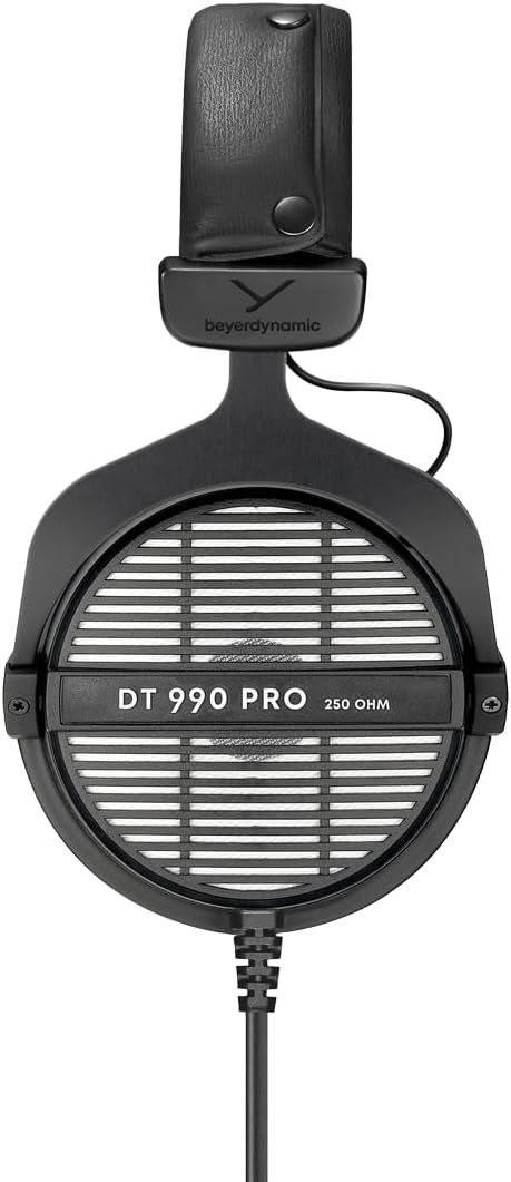 beyerdynamic DT 990 Pro (250 Ohm), Open-Back Studio Headphones, Black