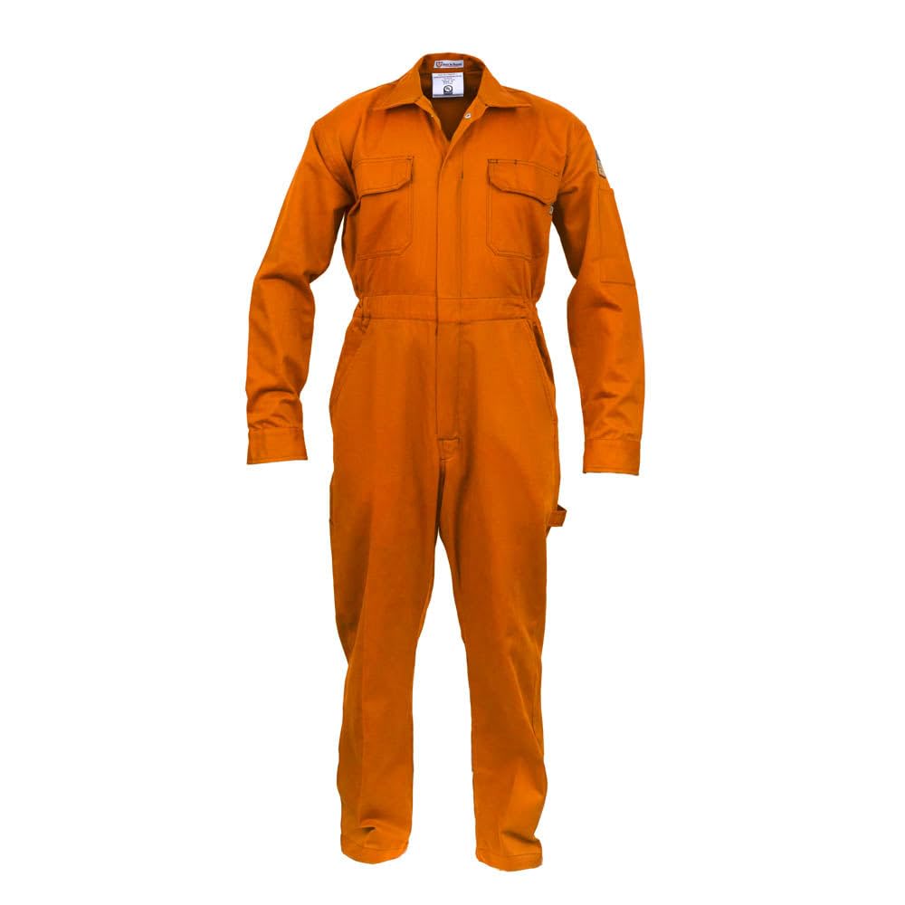 Just In Trend Classic Safety Work Coverall - Long Sleeve - 100% Cotton - 7 oz