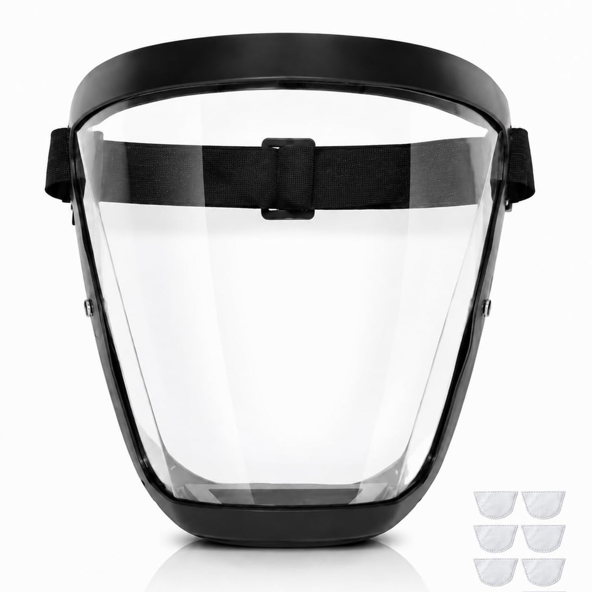 Face Shield, Clear Anti-Fog Full Face Shield for Outdoor Work