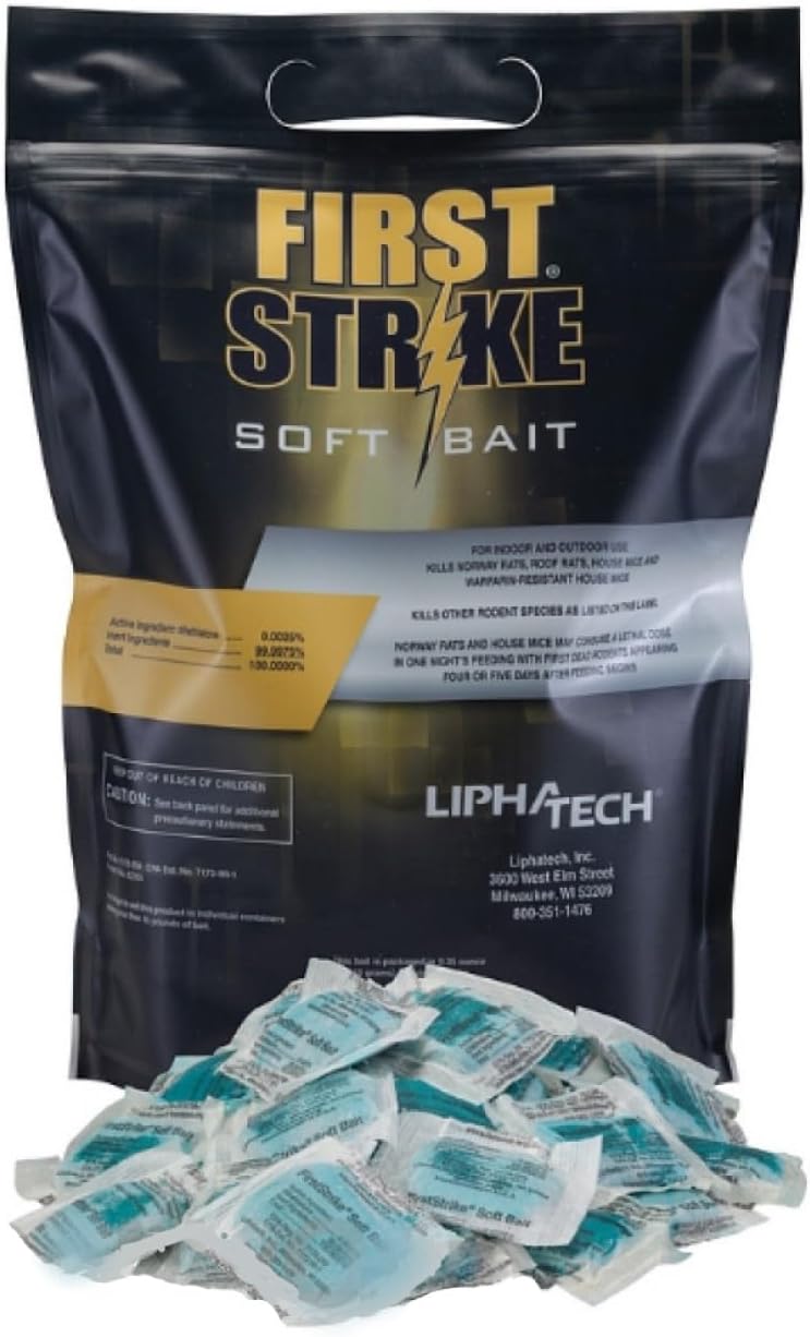 LIPHA TECH FirstStrike Rodent Bait 10g - 4lb Bag (31113)