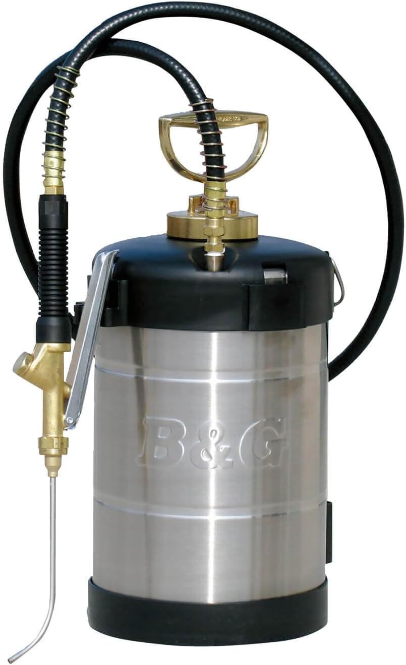 B&G VersaFoamer HH Handheld Foamer, 1-Gallon Stainless Steel Tank