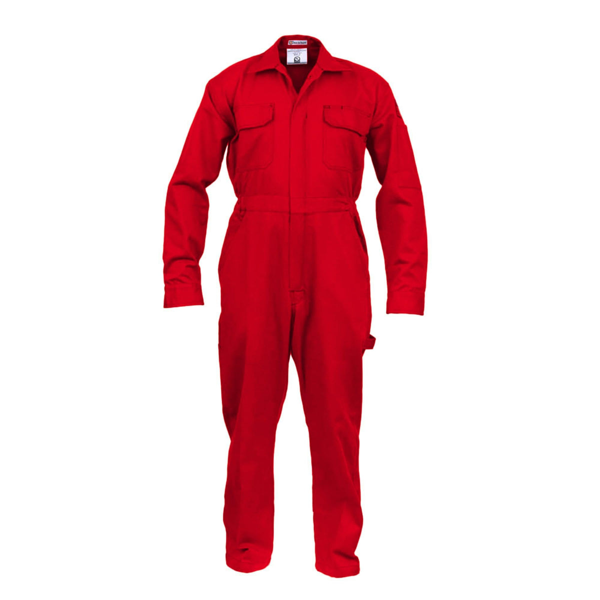 Just In Trend Classic Safety Work Coverall - Long Sleeve - 100% Cotton - 7 oz