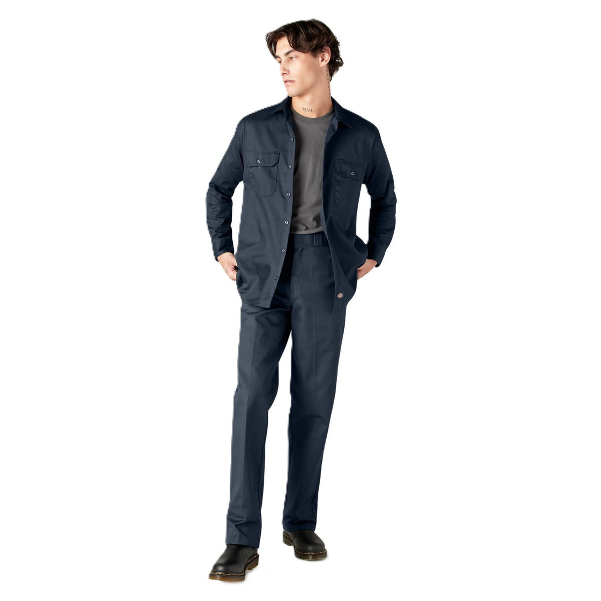 Dickies Men's Long Sleeve Work Shirt