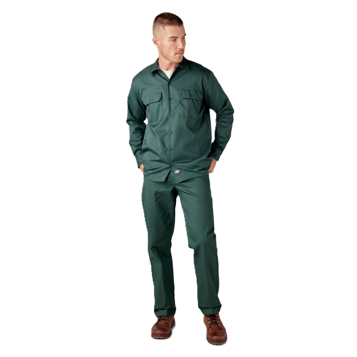 Dickies Men's Long Sleeve Work Shirt