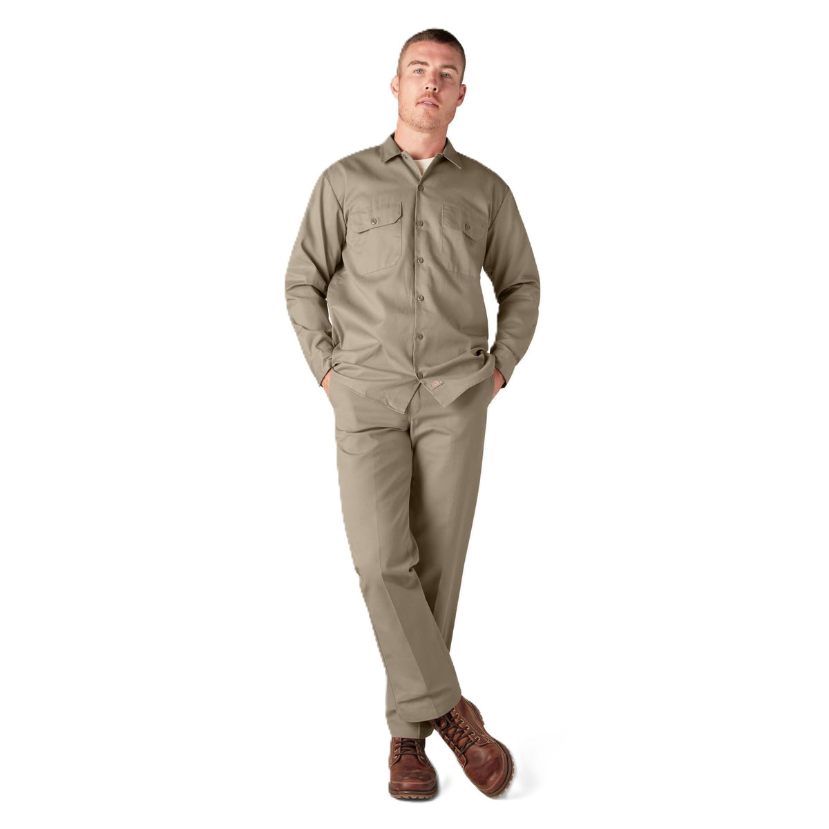 Dickies Men's Long Sleeve Work Shirt