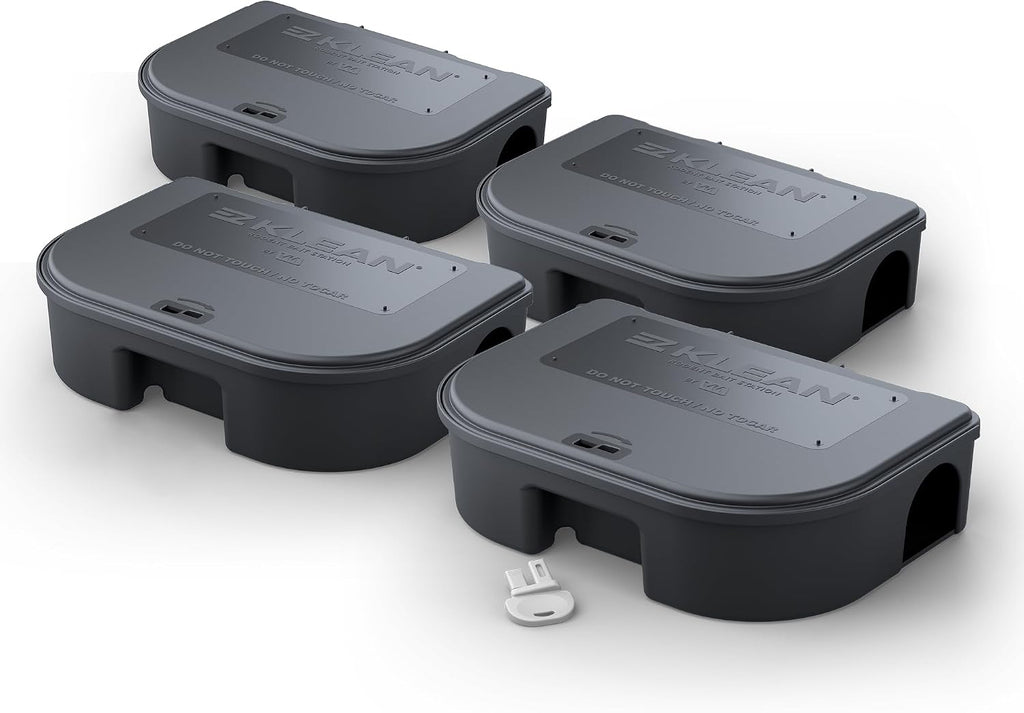 EZ Klean® Rodent Bait Station – Set of 4 | Made in the USA by VM Products®