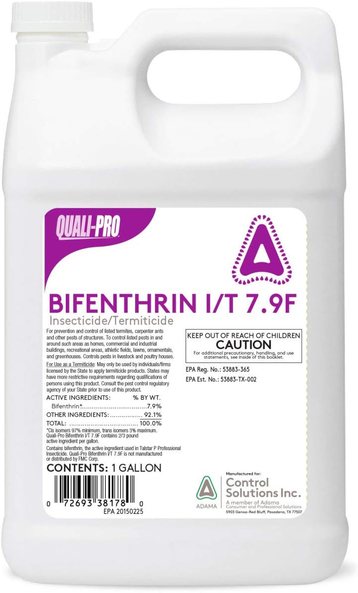 Bifenthrin I/T 7.9 F para insectos, (1 galón)