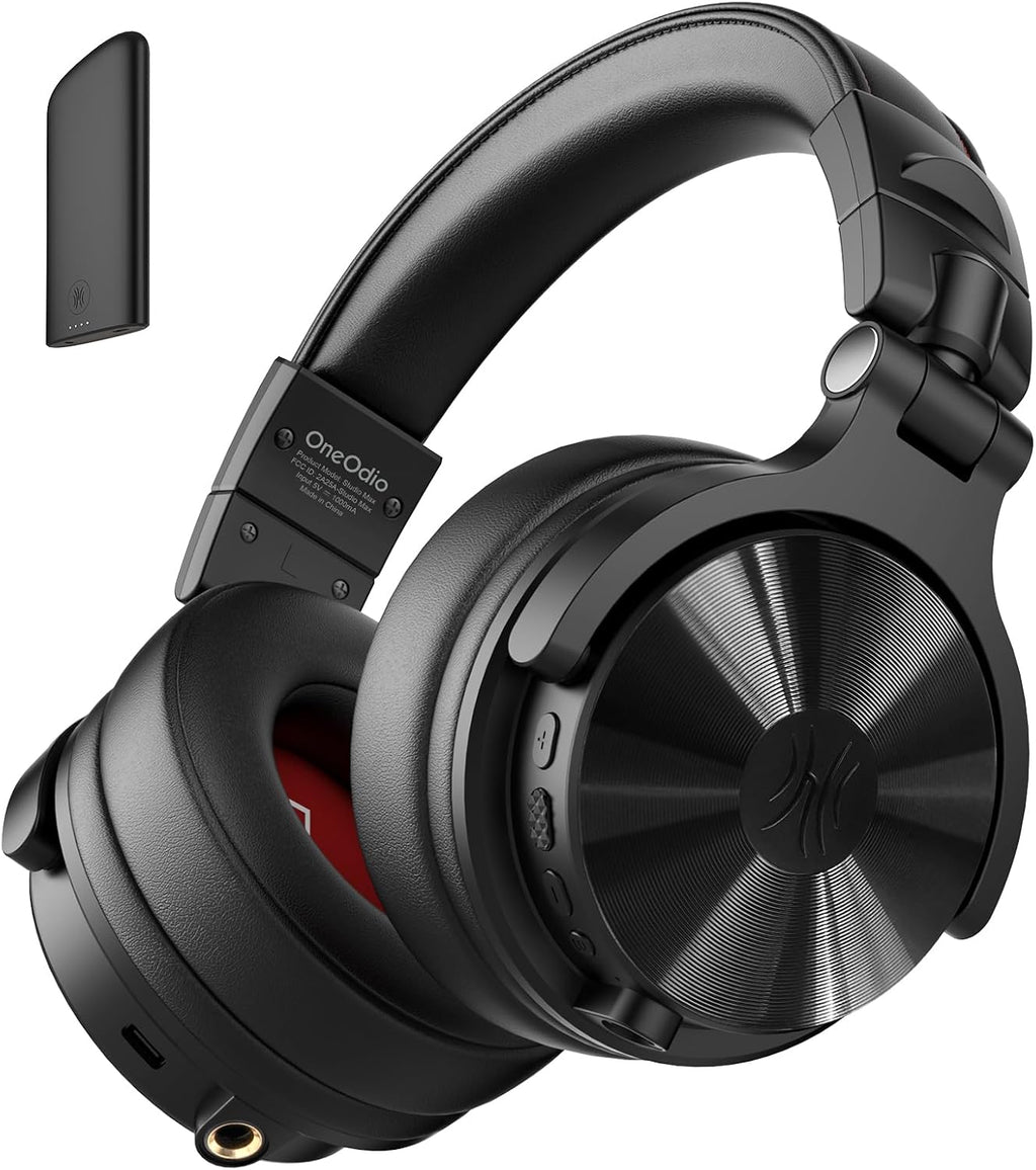 OneOdio Studio Max 1 Wireless DJ & Wired Studio Headphones, 20ms Latency