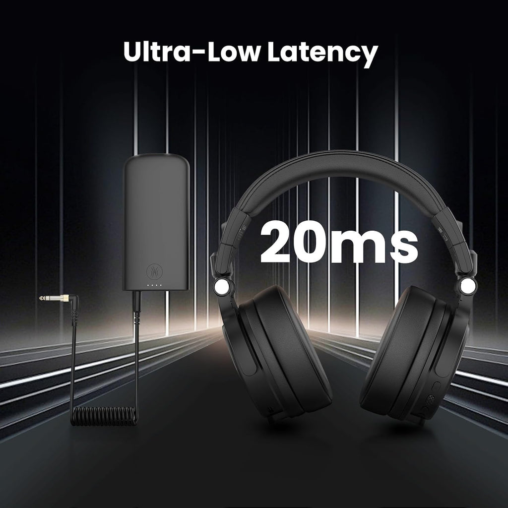 OneOdio Studio Max 1 Wireless DJ & Wired Studio Headphones, 20ms Latency