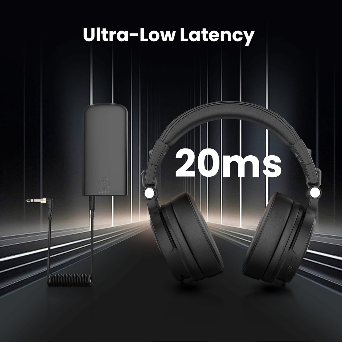 OneOdio Studio Max 1 Wireless DJ & Wired Studio Headphones, 20ms Latency