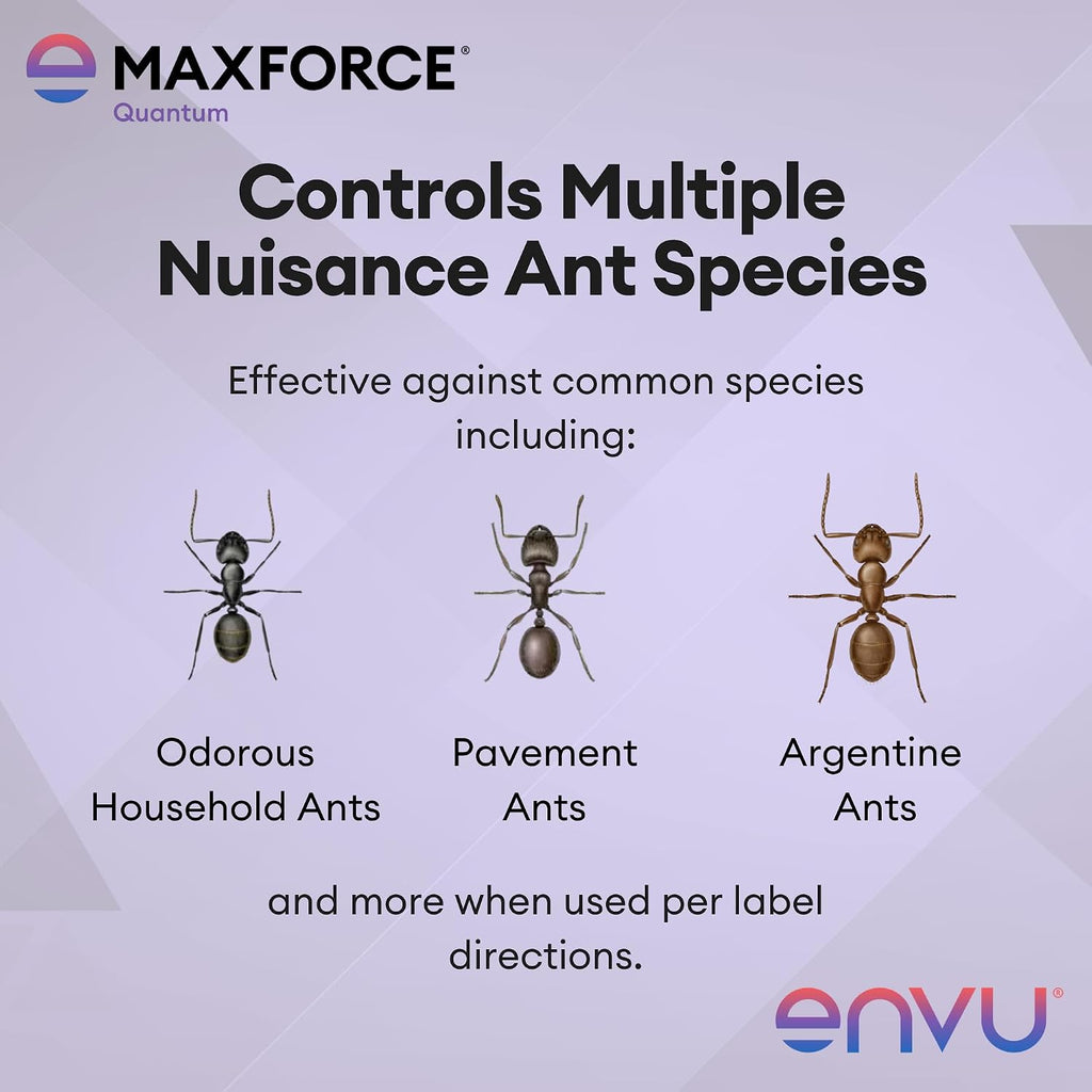 Maxforce Quantum Ant Bait 120 gram Tube | Ant Gel for Indoor and Outdoor Use | Ant Bait for Ant Colony Control | Effective Against Many Nuisance Ant Species