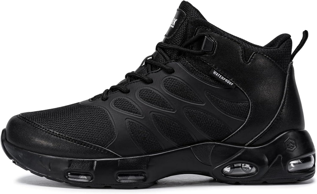 LARNMERN Men Non Slip Ankle Boots Work Chef Restaurant Shoes Mesh