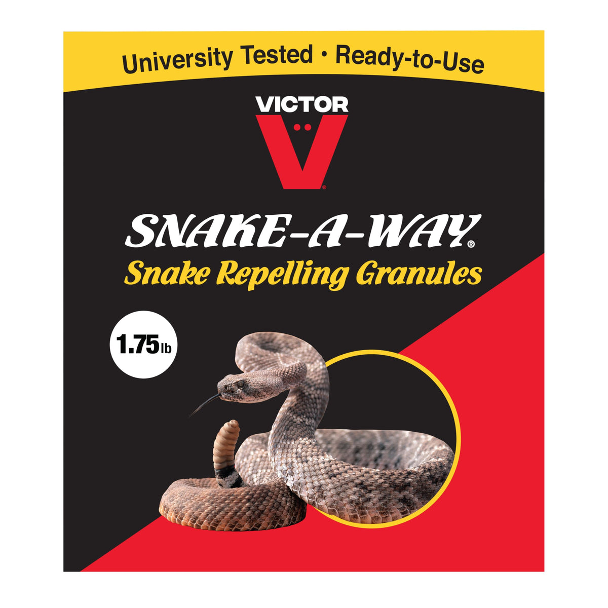 Victor Snake-A-Way Outdoor Snake Repellent Granules for Yard, 10 lb Bag