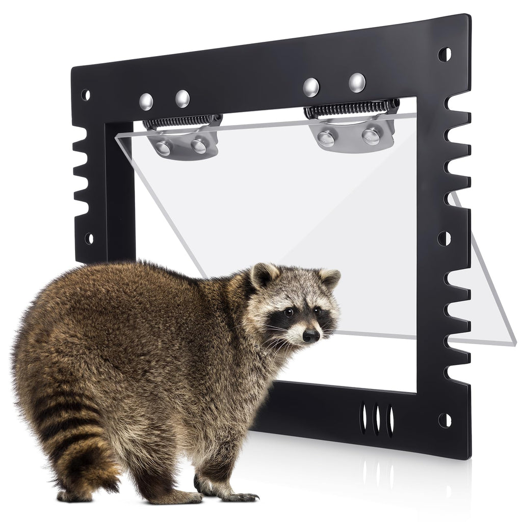 MorningRo 2 Pack Raccoon One Way Door, Animal Excluder Trap,Small,Large