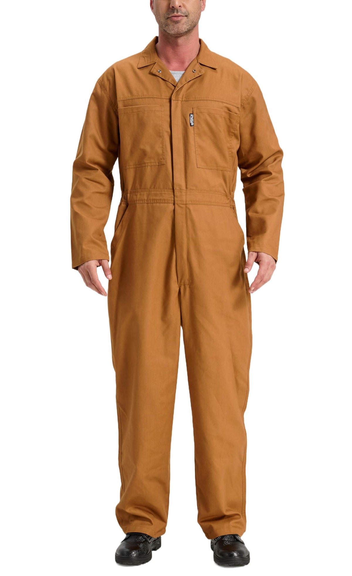 Men's Work Coveralls Garages Jumpsuit Mechanic Coverall Utility Work Crawl Suit