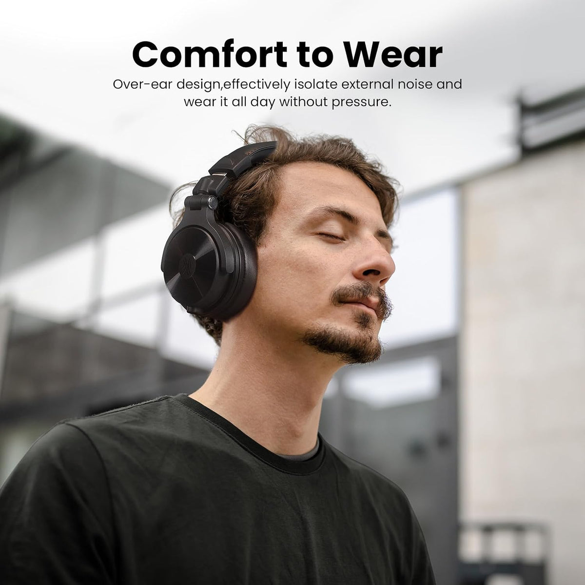 OneOdio Studio Max 1 Wireless DJ & Wired Studio Headphones, 20ms Latency