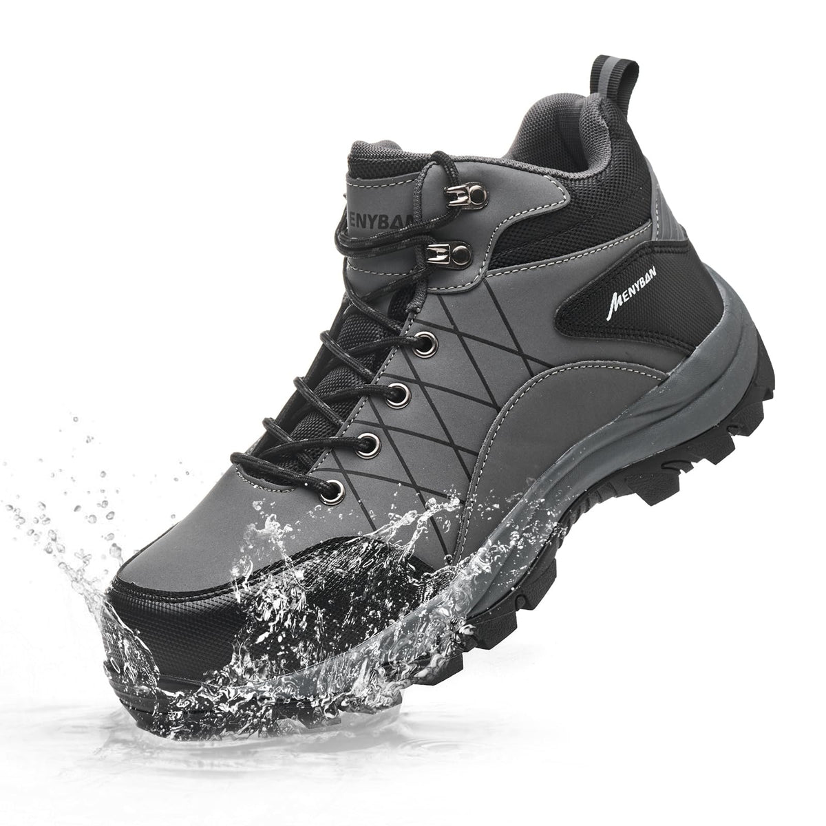 Men's Waterproof Steel Toe Work Boots