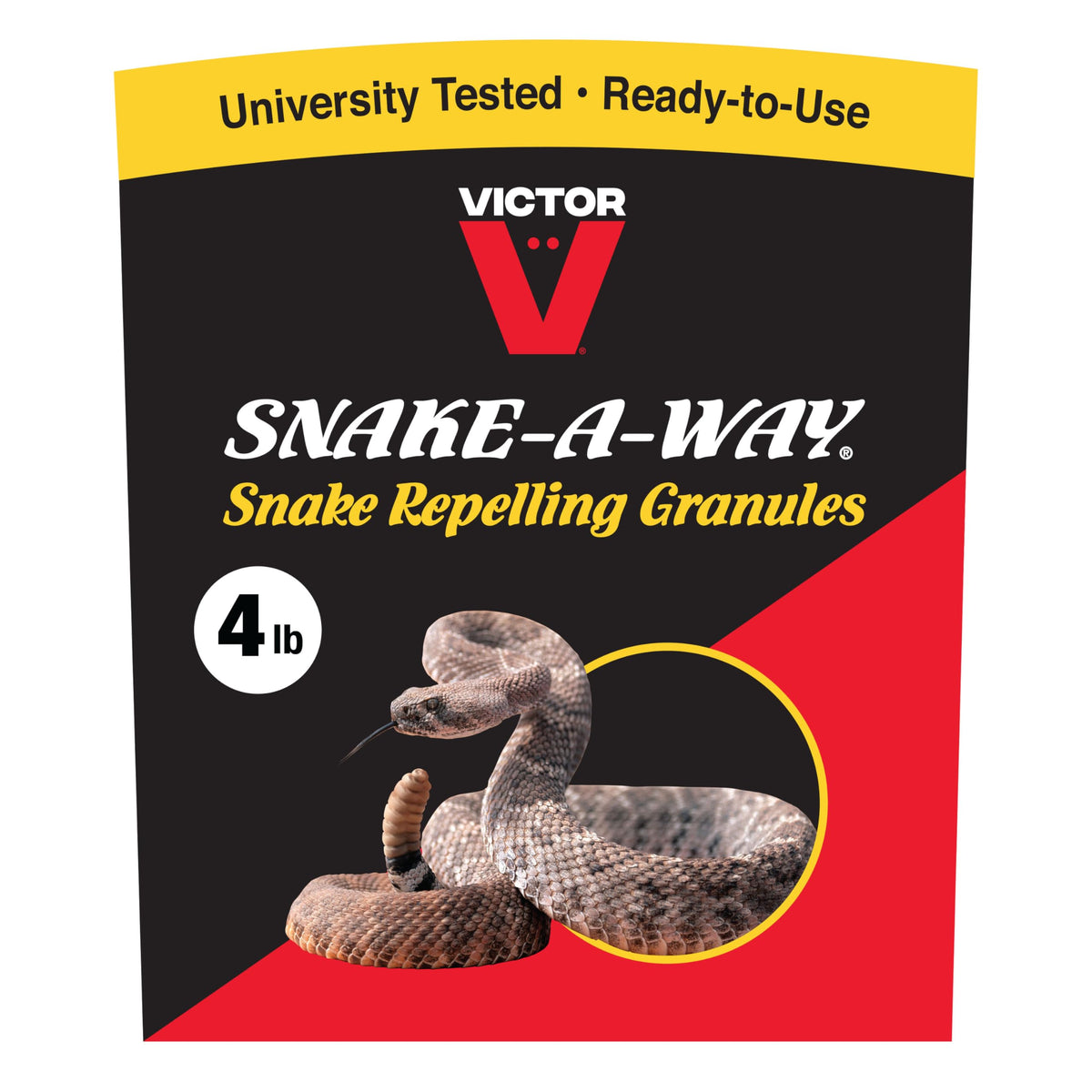 Victor Snake-A-Way Outdoor Snake Repellent Granules for Yard, 10 lb Bag