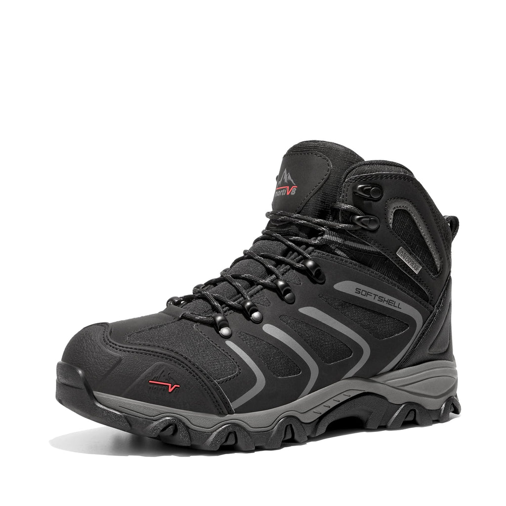 NORTIV 8 Men's Ankle High Waterproof Hiking Boots