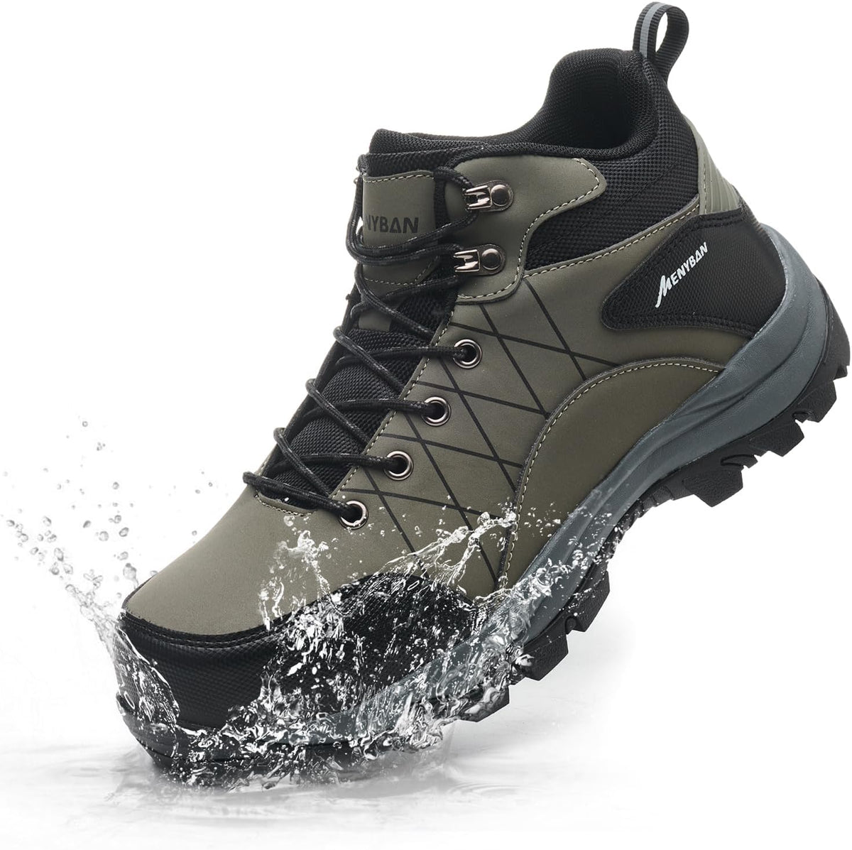 Men's Waterproof Steel Toe Work Boots