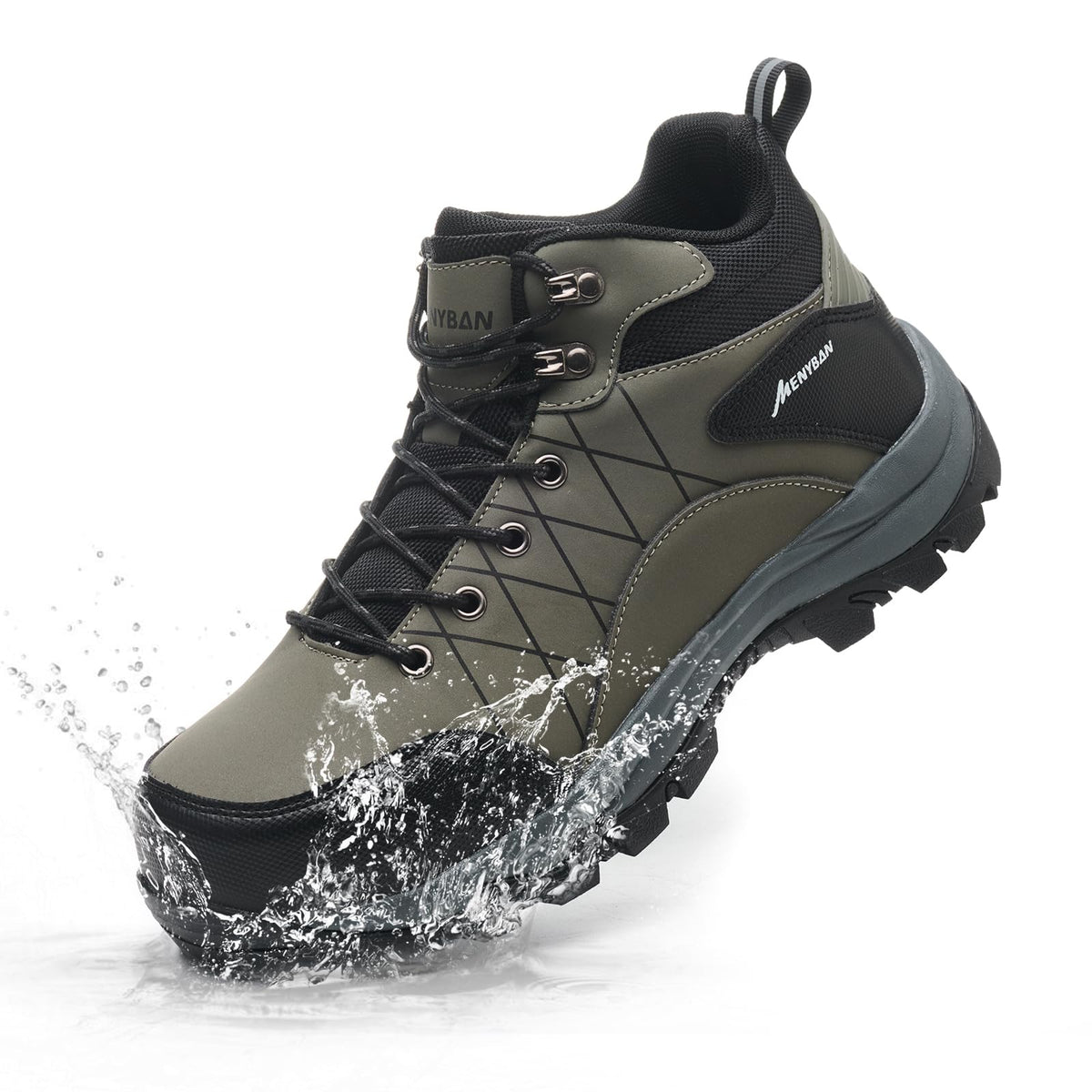 Men's Waterproof Steel Toe Work Boots