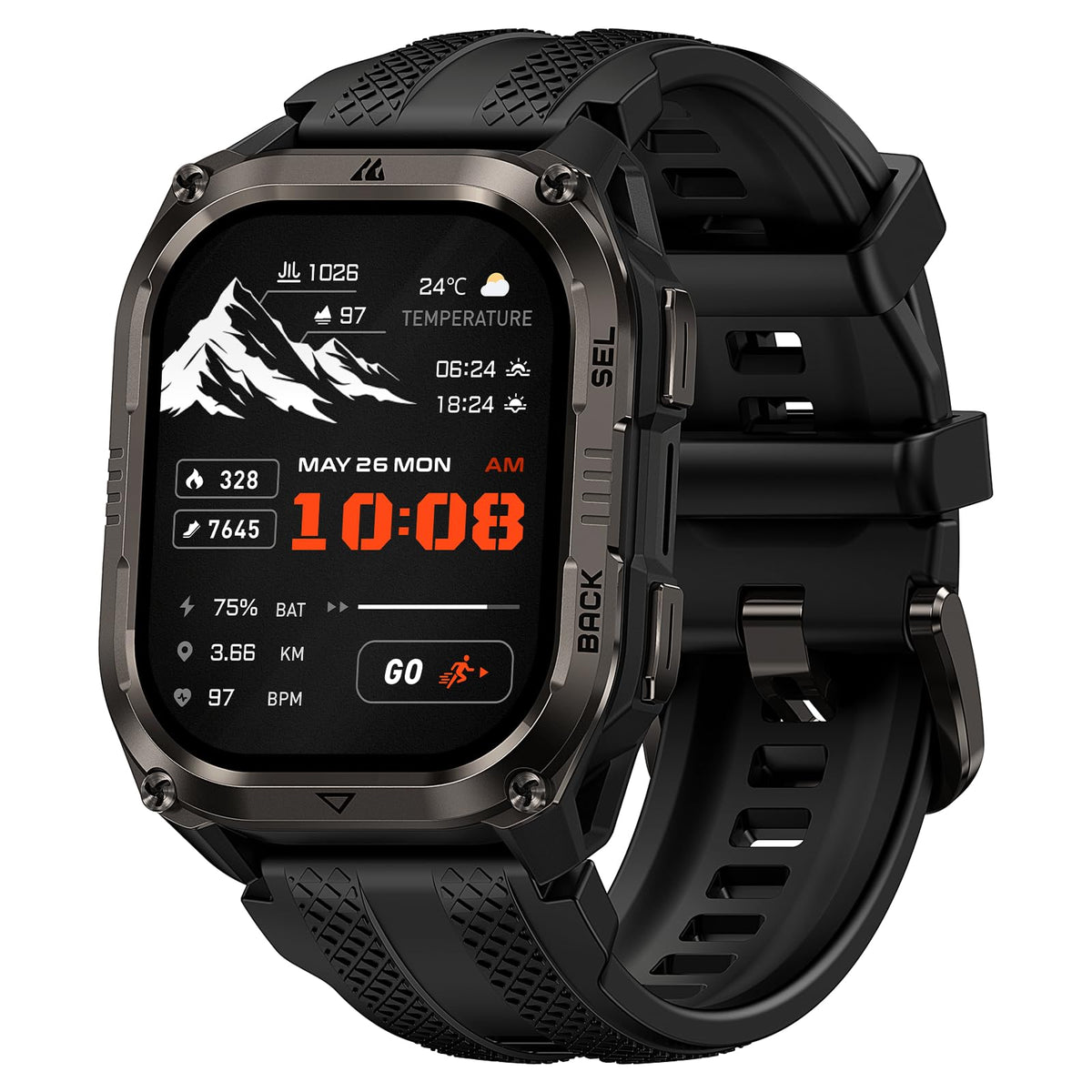 KOSPET ORB 2 Smart Watch Rugged, Dual-Band GPS, 5 ATM & IP69 Waterproof
