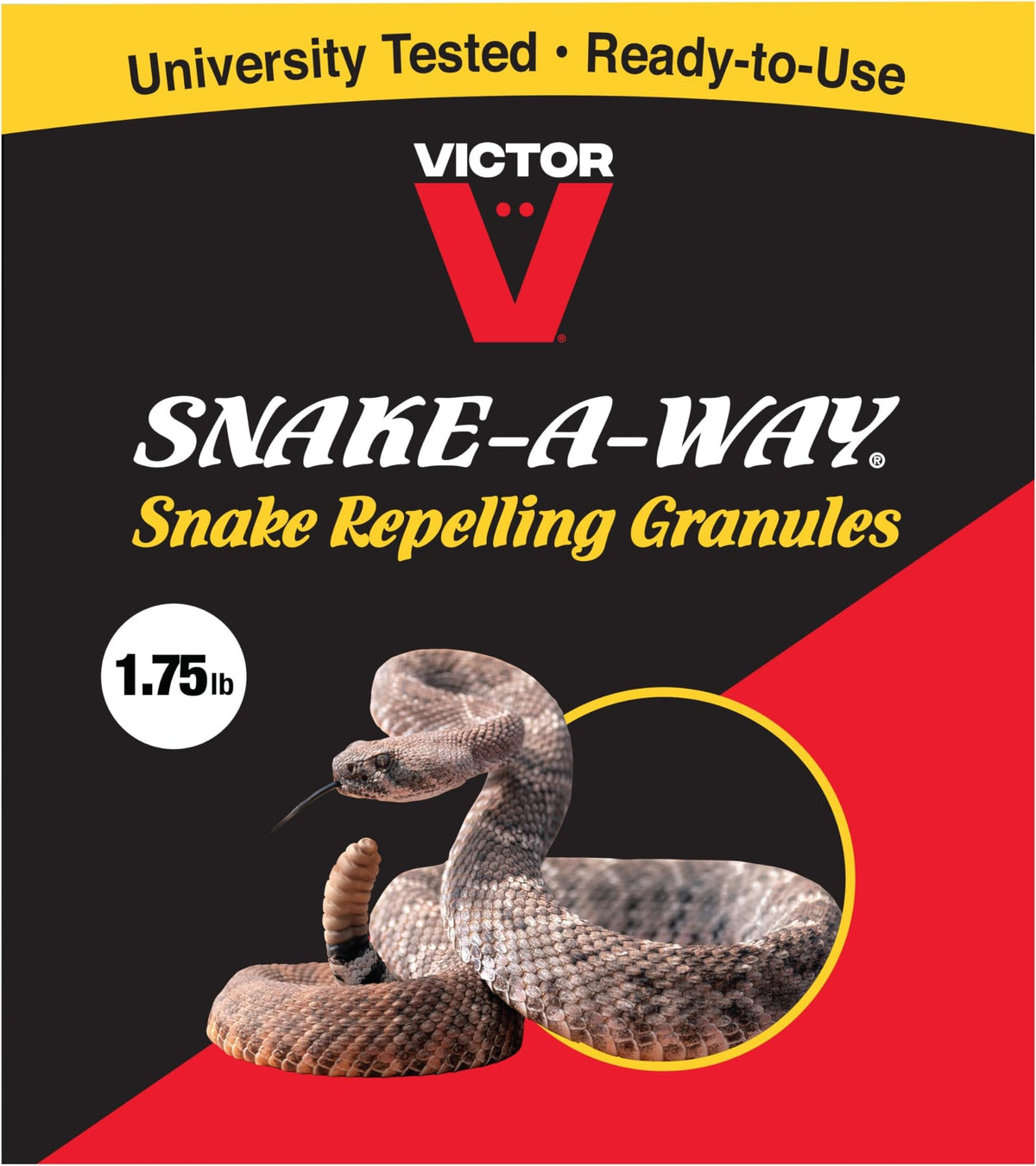 Victor Snake-A-Way Outdoor Snake Repellent Granules for Yard, 10 lb Bag