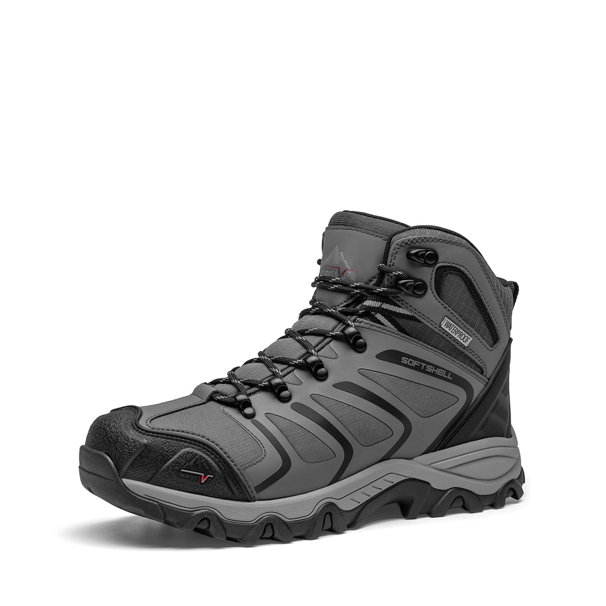 NORTIV 8 Men's Ankle High Waterproof Hiking Boots