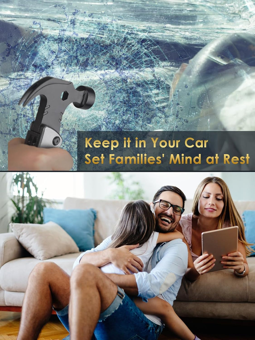 Stocking Stuffers for Men Gifts,Multi Tool Hammer Multitool for Camping