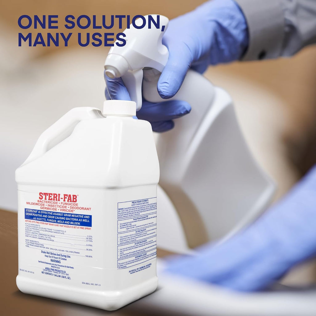 Steri-fab All-in-One Disinfectant & Insecticide Spray, 1 Gallon Jug