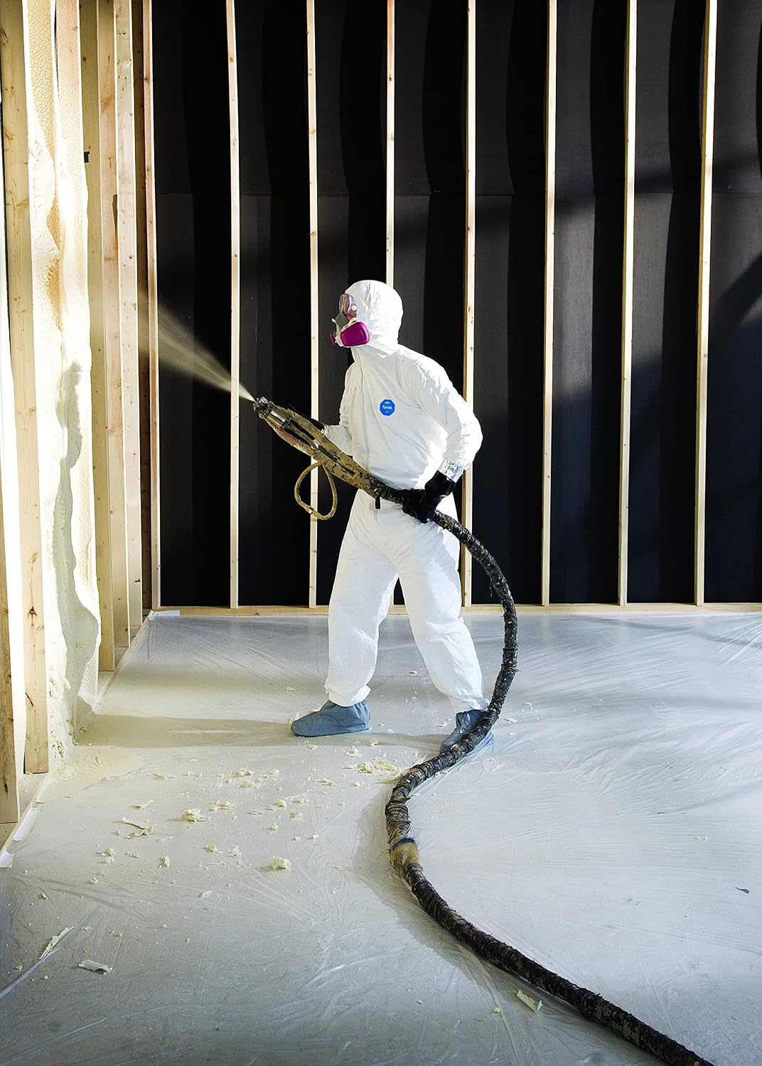 DuPont Tyvek 400 TY122S Disposable Protective Coverall Hood, Boots