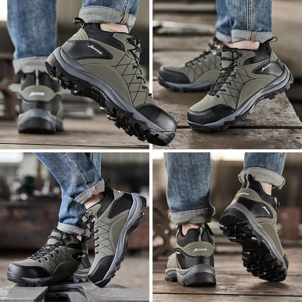 Men's Waterproof Steel Toe Work Boots