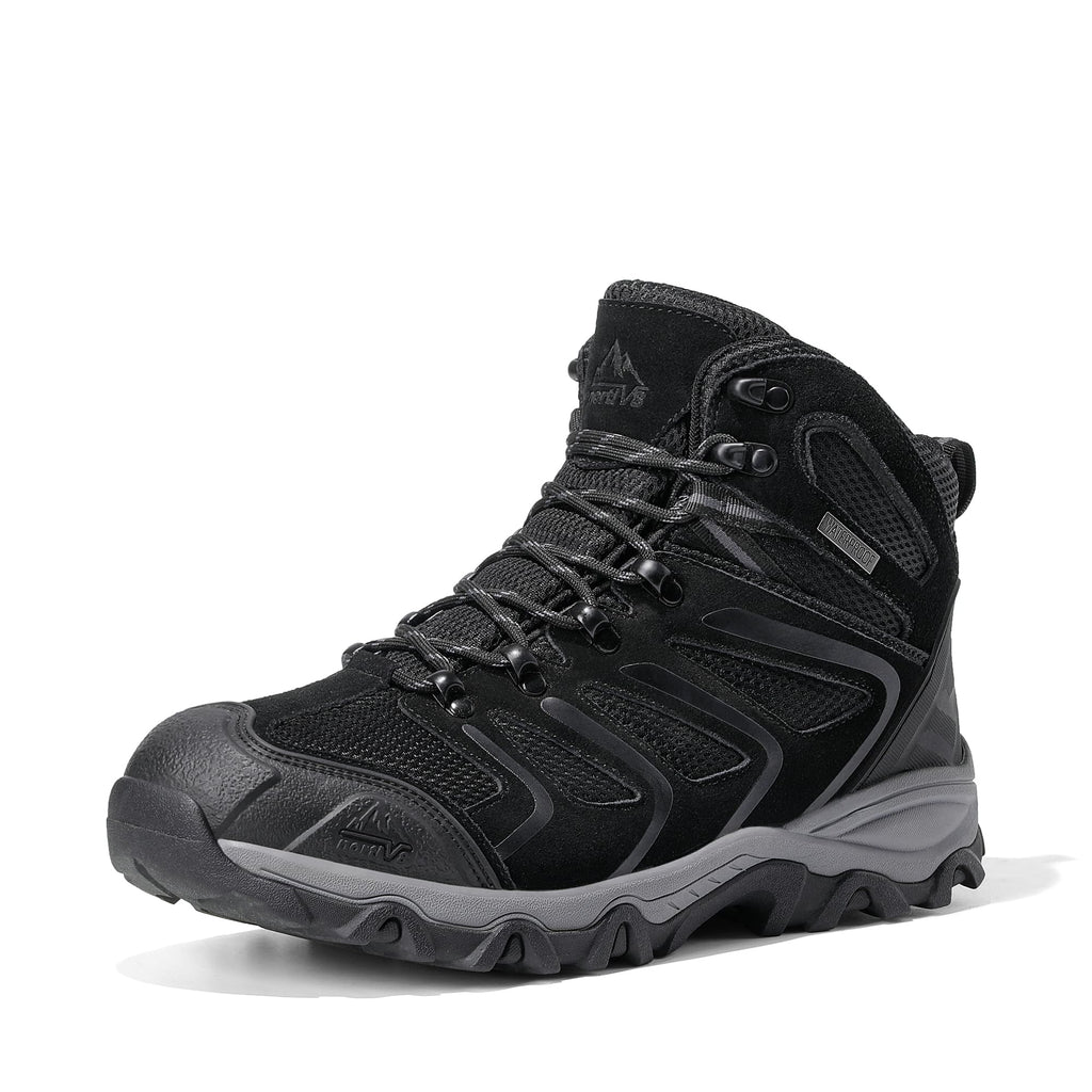 NORTIV 8 Men's Ankle High Waterproof Hiking Boots