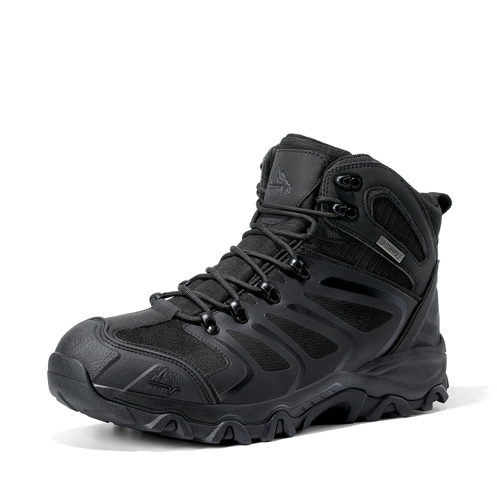 NORTIV 8 Men's Ankle High Waterproof Hiking Boots