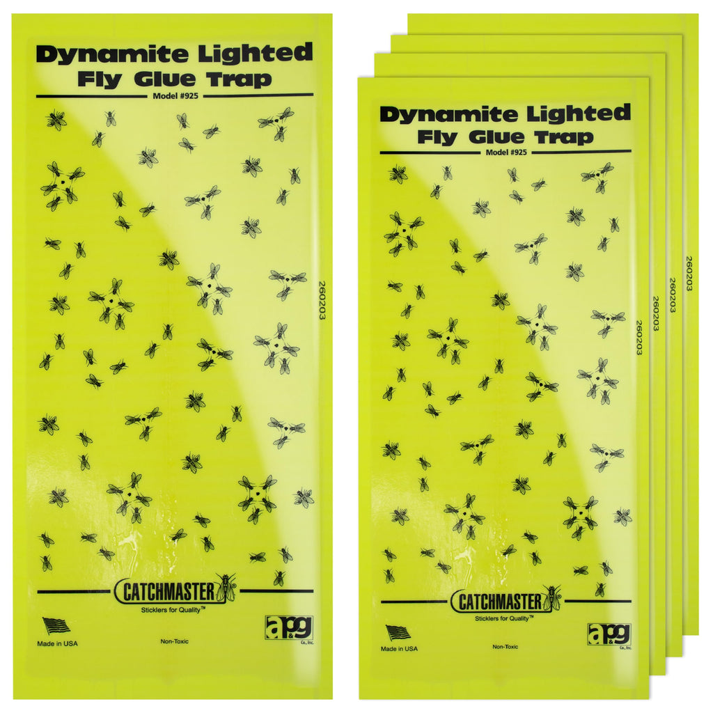 Catchmaster Pro Series Flying Insect Light Trap, Electric UV Light Fly Trap, Silent Adhesive Glue Board, Mosquito Gnat Killer Indoor, UV Lamp Bug Catcher, Pest Control for Home & Garage