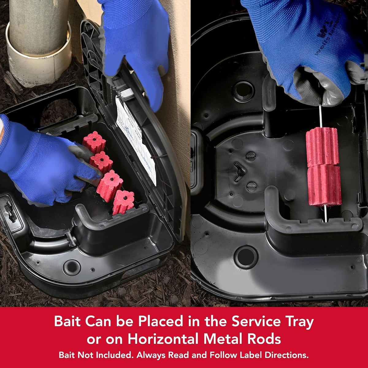 EZ Klean® Rodent Bait Station – Set of 4 | Made in the USA by VM Products®